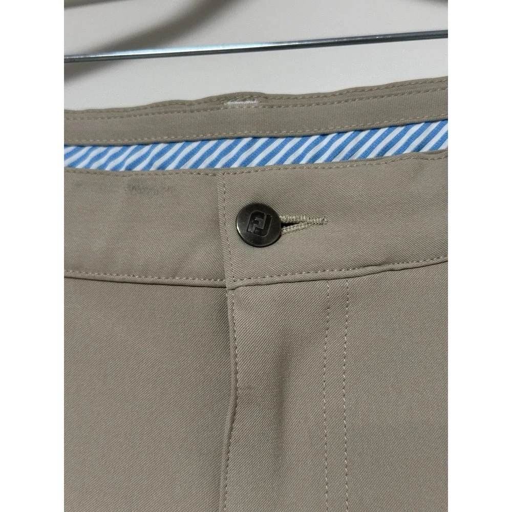 FootJoy FJ, Mens Athletic Fit Stretch 5‎ Pocket Golf Pants, Tan, Size W34/L34